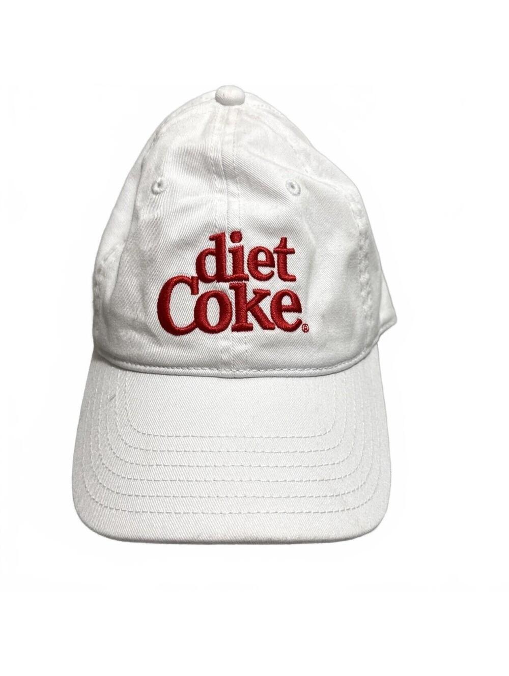 Diet Coke Embroidered White Baseball Cap – Coca-Cola Logo Dad Hat